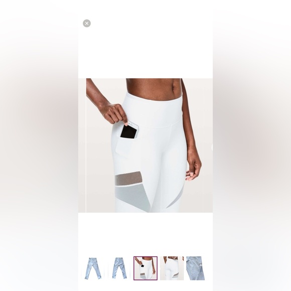 LULULEMON Mesh In Motion Crop 23" EUC - Picture 2 of 12